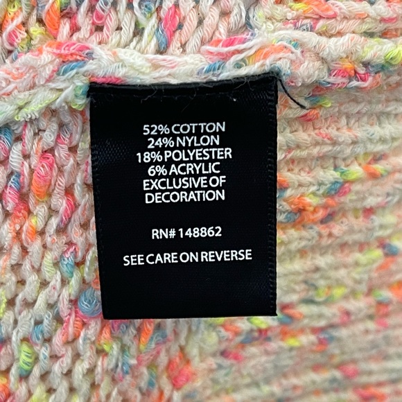 Torrid Flamingo Knit Crew Neck Sweater Multicolor color Size 0X - Picture 8 of 11